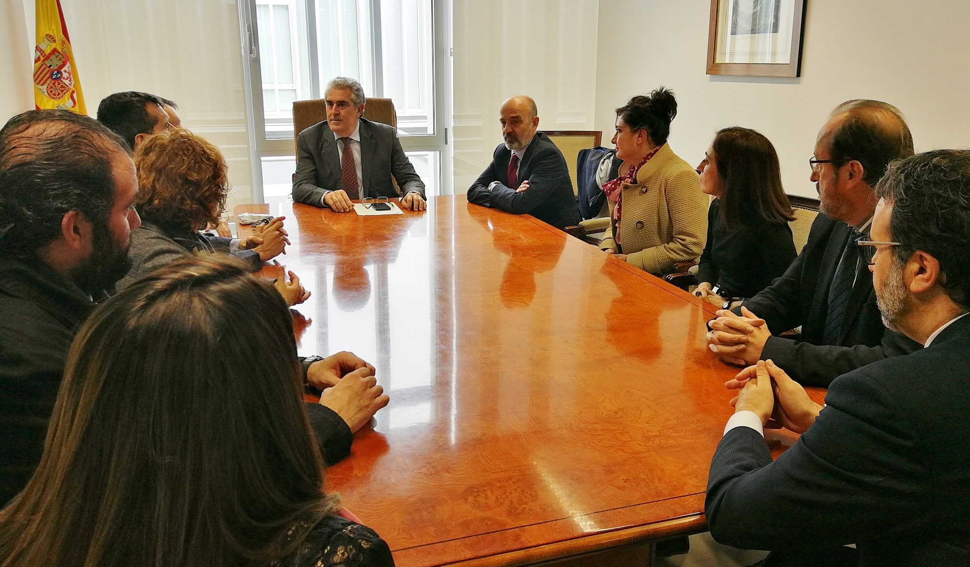 EL EXCMO. SR. PRESIDENTE DEL TSJ DE LA RIOJA RECIBE A LA JUNTA DE GOBIERNO